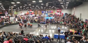 Unique to the Arnold, an indoor Scottish Highland Games!  