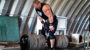 Eric Todd in training with a huge Hip Lift.