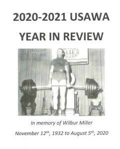 The Year in Review is in memory of the great all rounder Wilbur Miller.