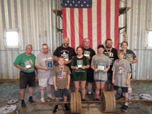 Fantastic group of lifters at this year's Old Time Strongman Championship